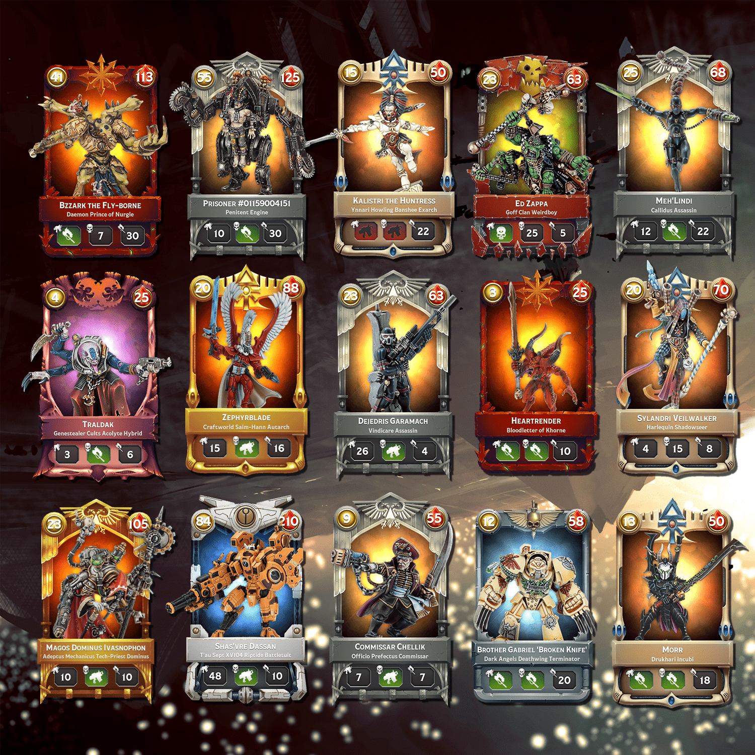 Warhammer cards