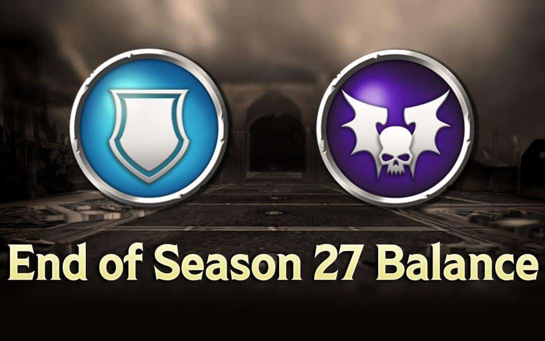 Developer Update: End of Season 27 Balance Change