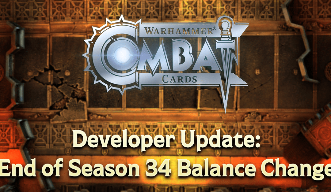 Developer Update: Balance Change – End of Season 34
