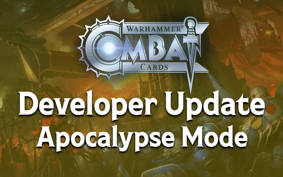 Developer Update: Apocalypse Mode