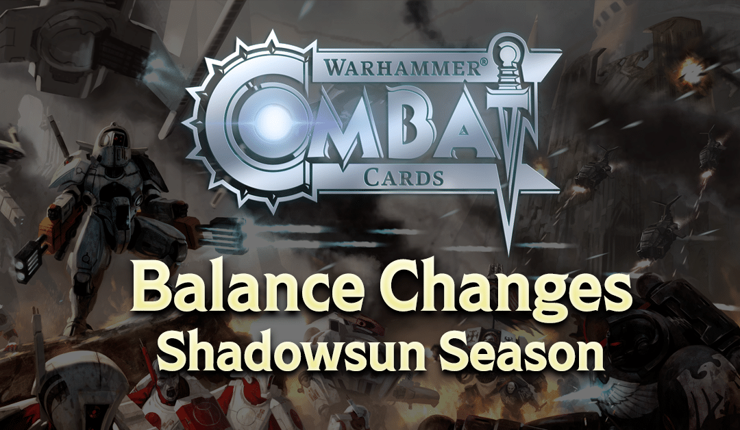Developer Update: Balance Changes and Shadowsun Season