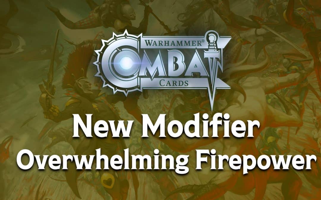 Developer Update: New modifier – Overwhelming Firepower