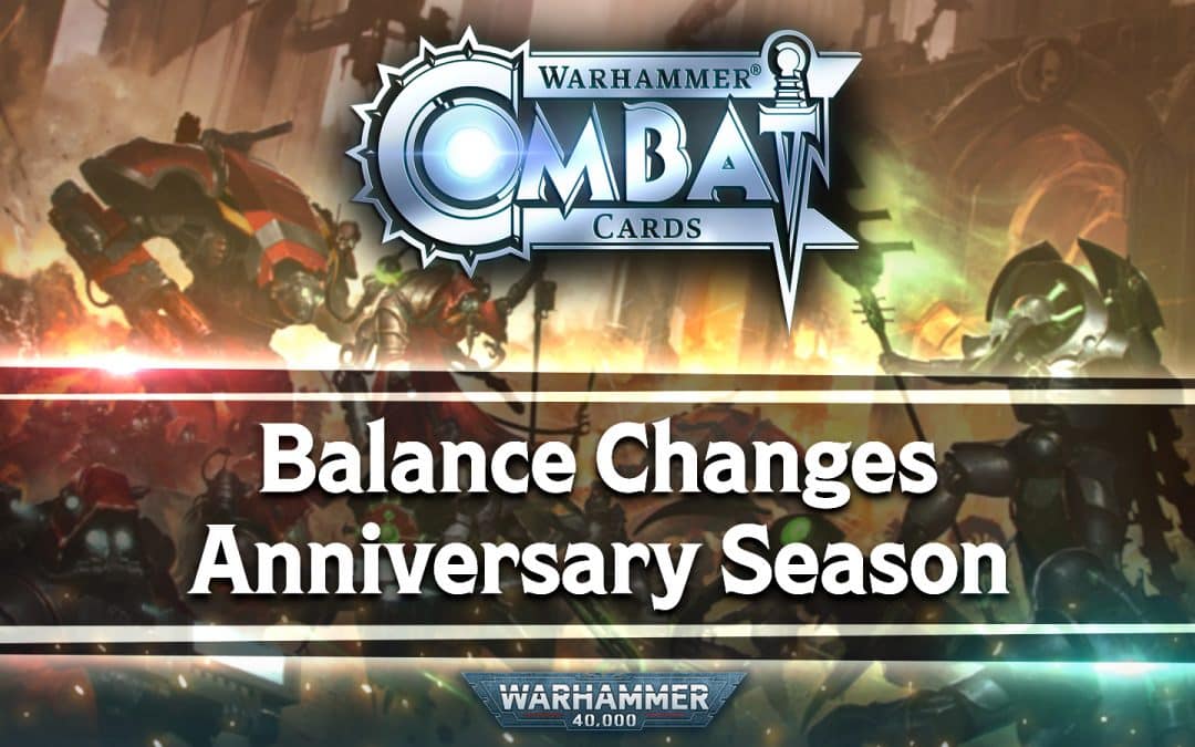Developer Update: Balance Changes and Anniversary Season