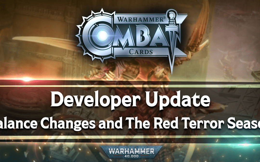 Developer Update: Balance Changes and The Red Terror Season